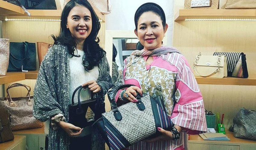 Rorokenes Tas Anyam Kulit Woven Leather Bag