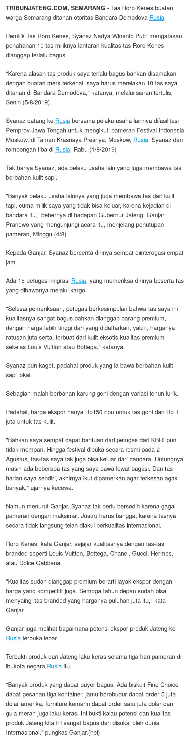 Rorokenes Tas Anyam Kulit Woven Leather Bag