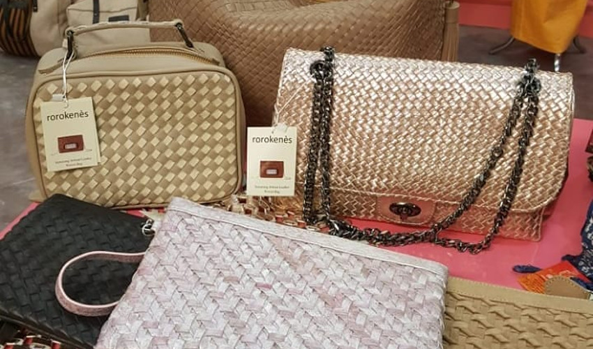 Rorokenes Tas Anyam Kulit Woven Leather Bag