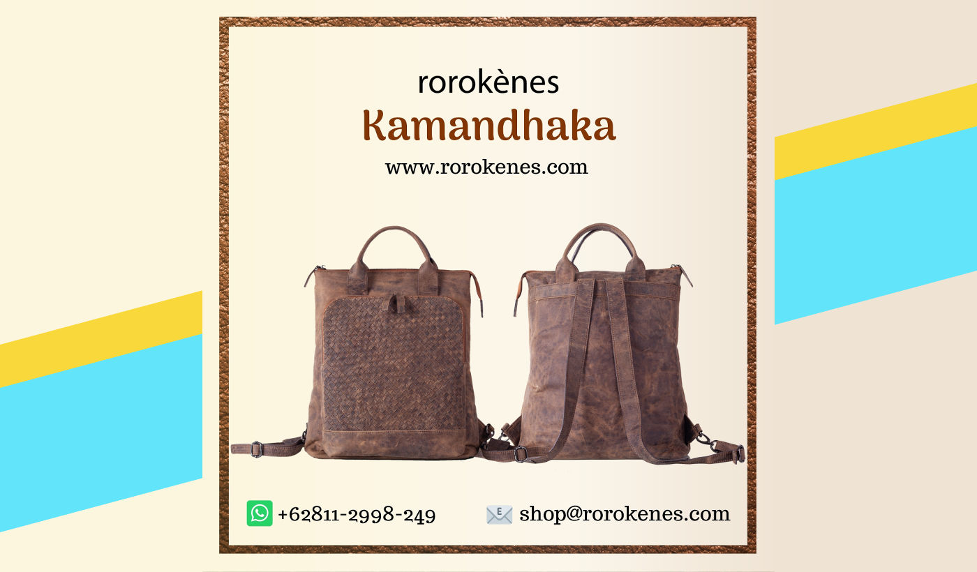 Tas Kulit Asli Kamandhaka Rorokenes Backpack Handmade