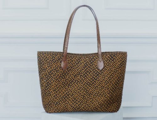 Tas Anyaman Tenun Lurik Rorokenes